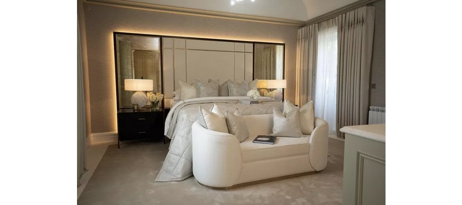 Inside Michelle Regazzoli Stone aka Mrs Makeup’s bedroom transformation into luxury hotel haven