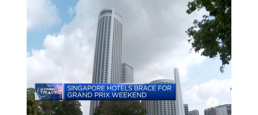 Watch a hotel room transform into a $62,000 suite for the Singapore Grand Prix