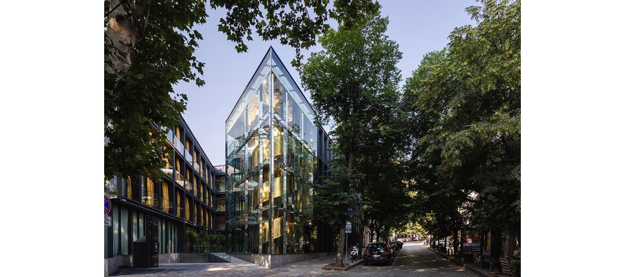 Transparent Hotel Features Sharp Corners, Mosaic-Tiled Walls And Copper Staircase In Old Tbilisi