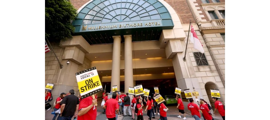 After three months of rolling strikes, second L.A. hotel reaches tentative agreement with union