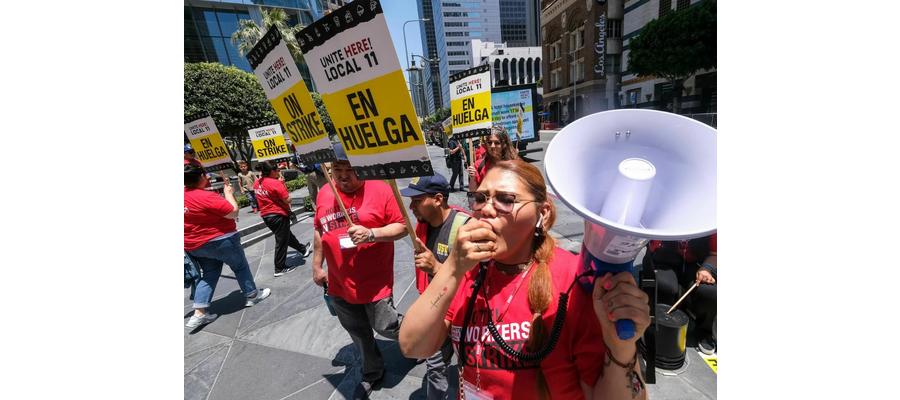 A hotel worker's 3-hour commute tells the story of LA's housing crisis and her strike