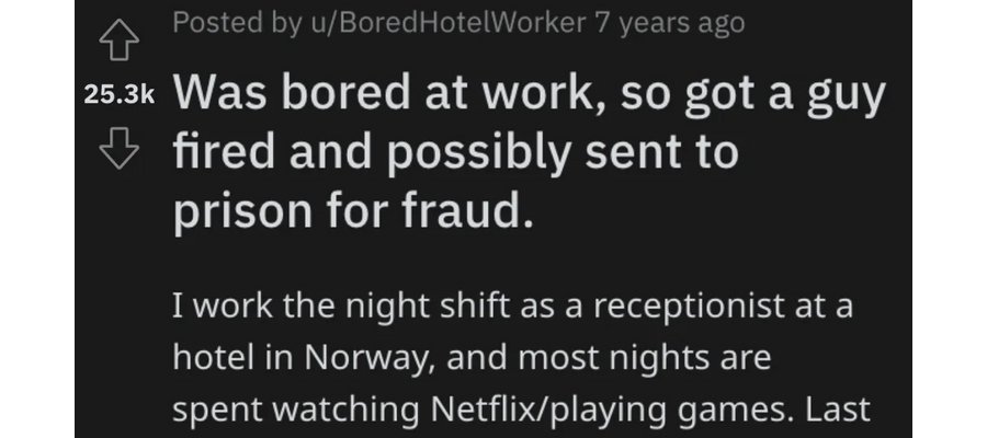 Hotel Receptionist Got Even With A Scammer By Getting Them Fired From Their Job