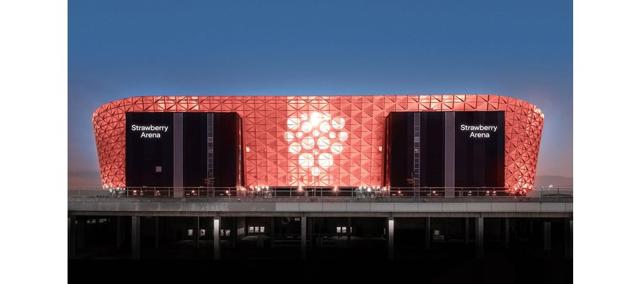 Strawberry Arena - Sweden National Stadium Renamed