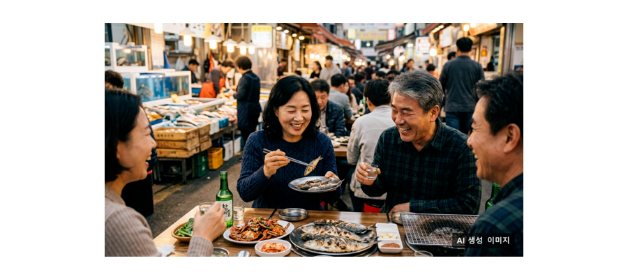 가을 전어·꽃게 제철 수산물 외식가 북적인다