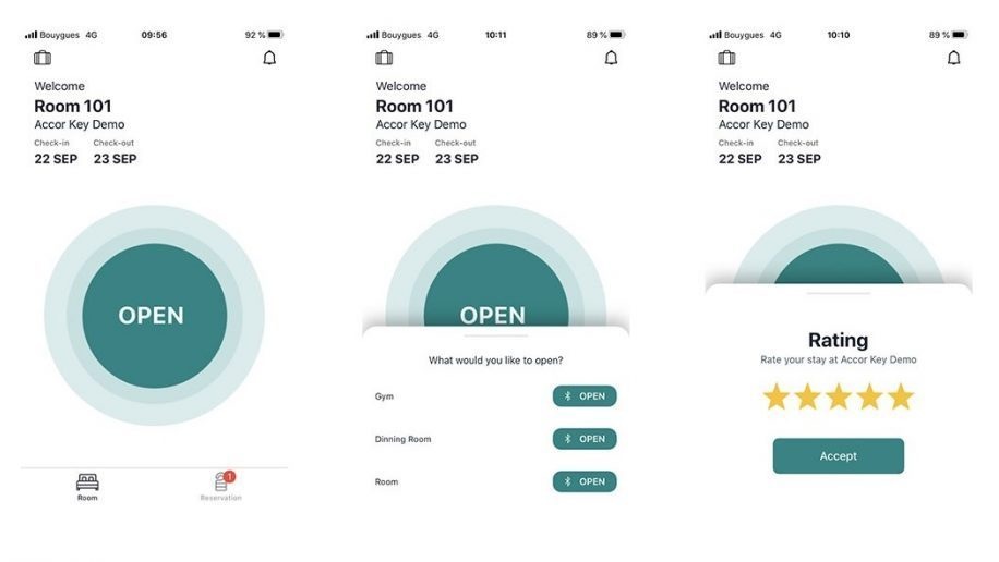 Accor announces rollout of digital room keys