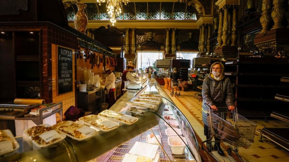 Moscow's palatial Yeliseyevsky food hall closes after 120 years