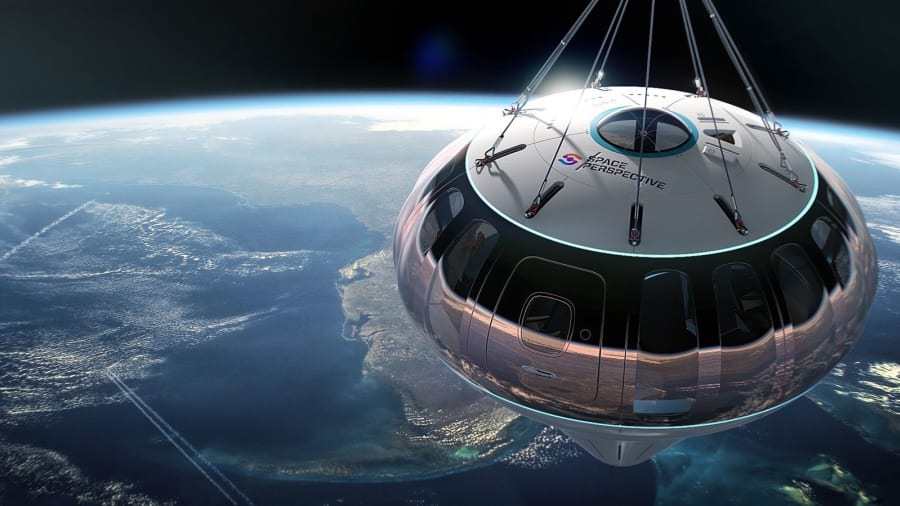 On sale: $125,000 balloon trips to the edge of space