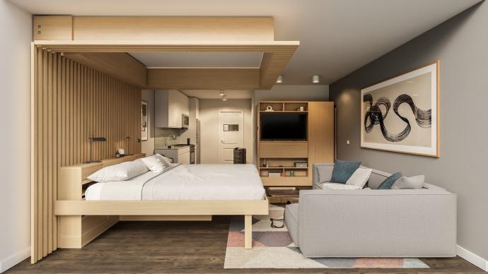 Robotic Furniture Company Collaborates with Marriott to Help Guests Live Large in Small Spaces