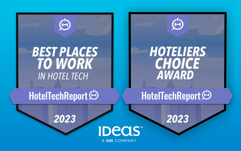 IDeaS Scores in Two Categories of the Hotel Tech Awards