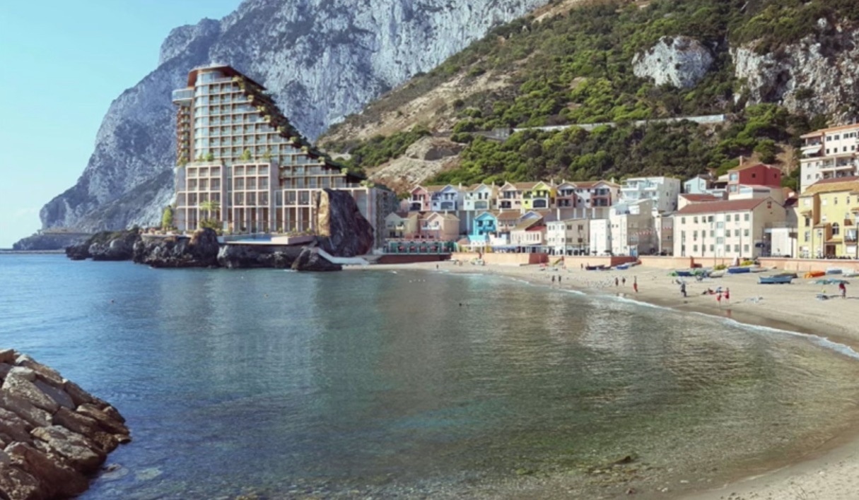 Revised design for 5 star hotel and residential development on Caleta Hotel site submitted to DPC