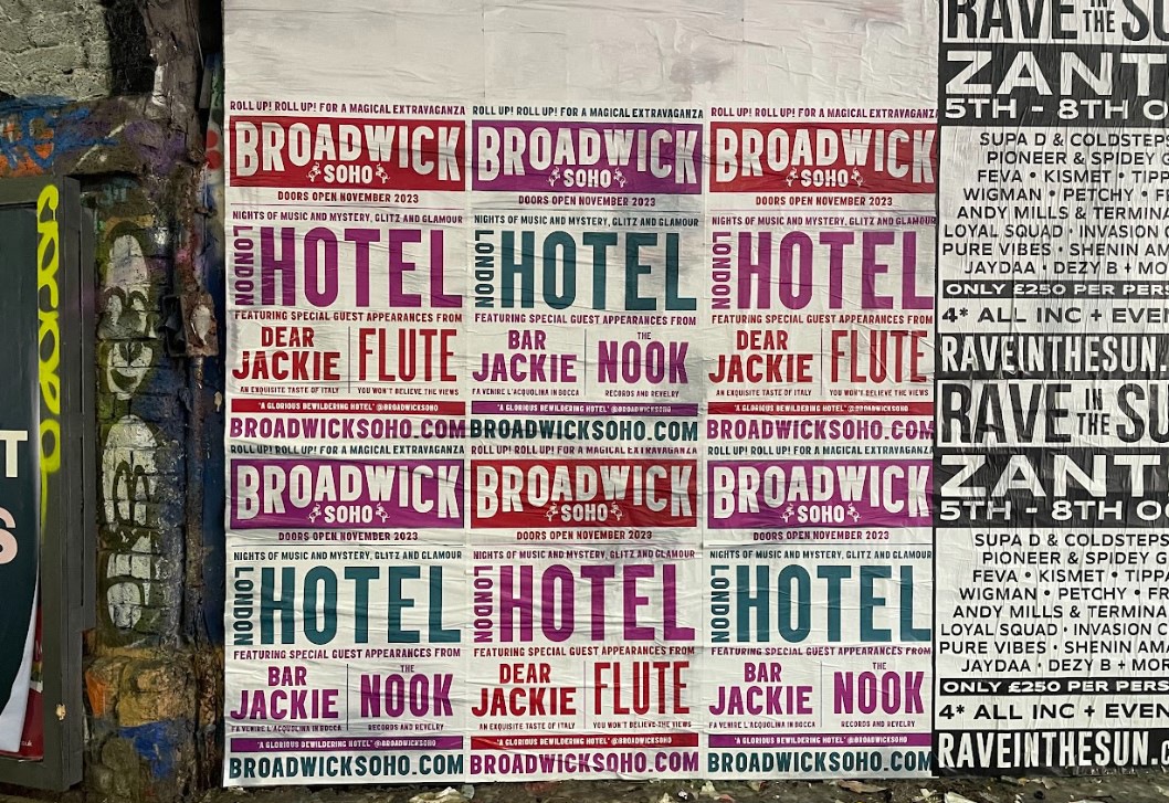 Broadwick Soho teases November launch with global poster roll-out