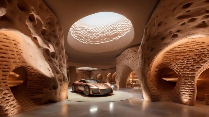 The Bentley Wellness Hotel by Monte Reed - Fifteen designs shortlisted in Dezeen and Bentley's Future Luxury Retail Design Competition