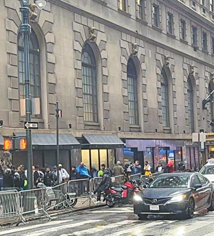 Roosevelt, once a swanky Manhattan hotel, now a refugee shelter - Real estate developer believes hotel can still earn profit with some effort