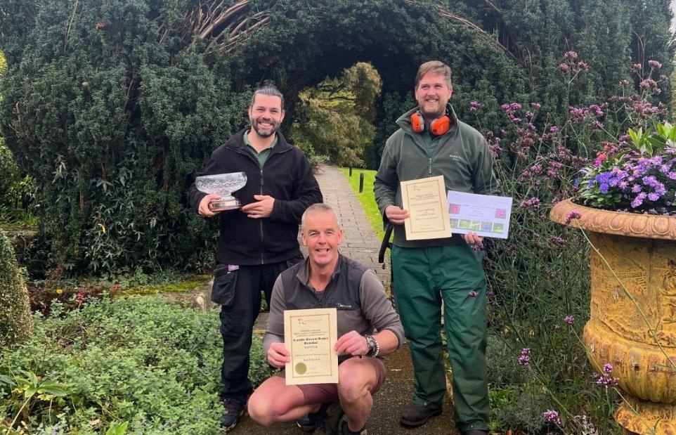Kendal hotel wins gold awards and trophy for its gardens