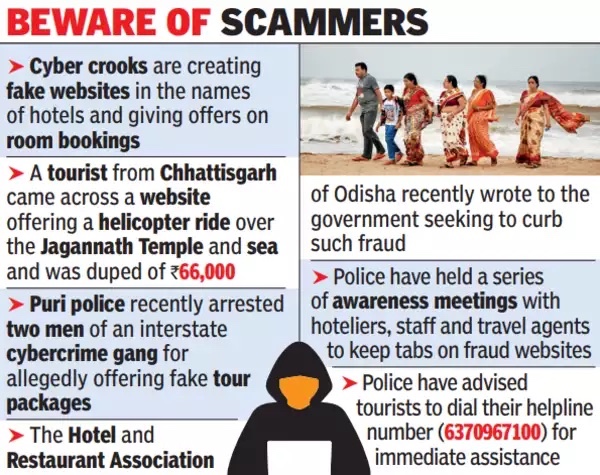 100 Puri tourists fell prey to online hotel fraud in 6 months