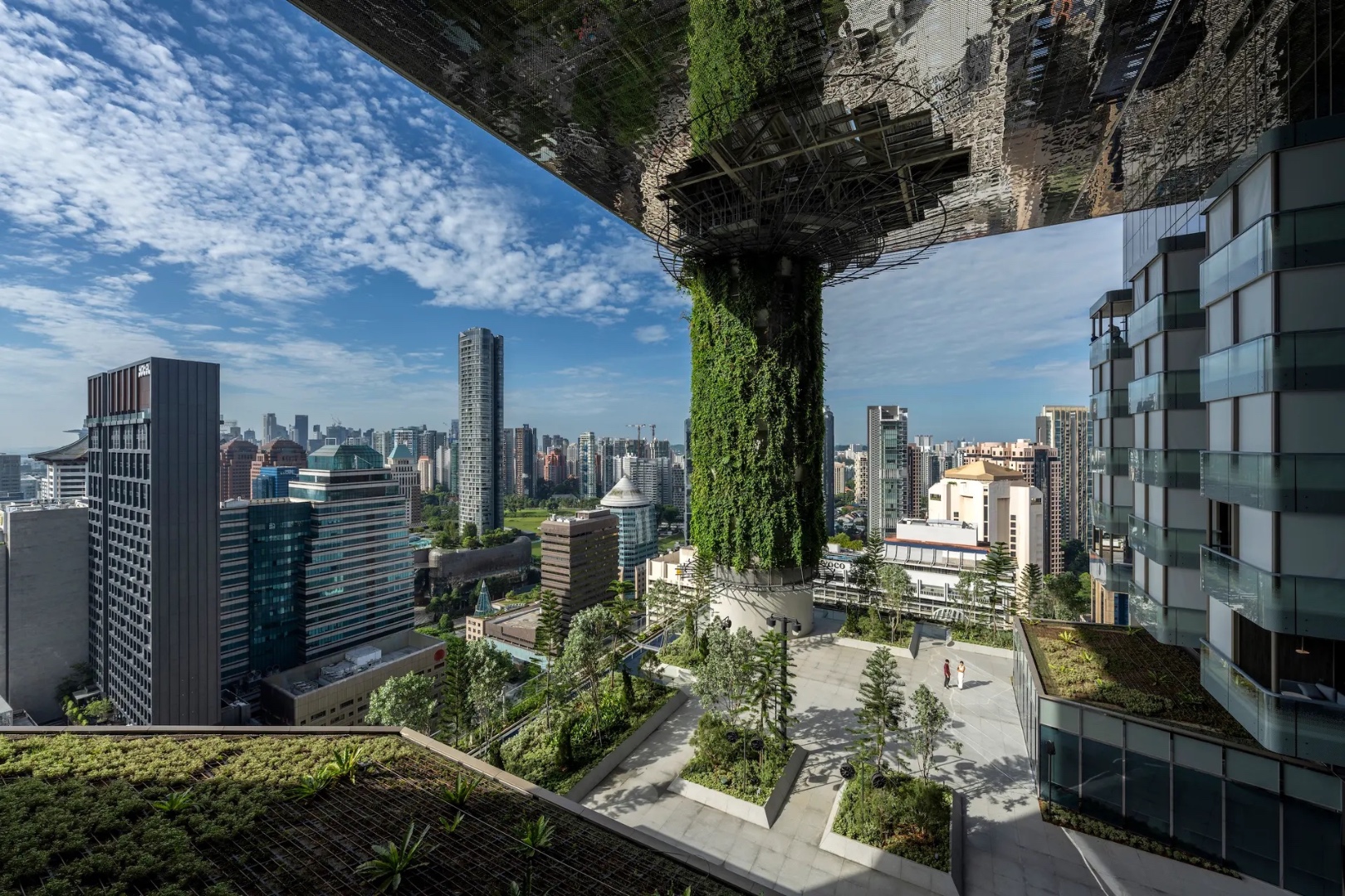 Singapore hotel vertically stacks lush greenery filled terraces