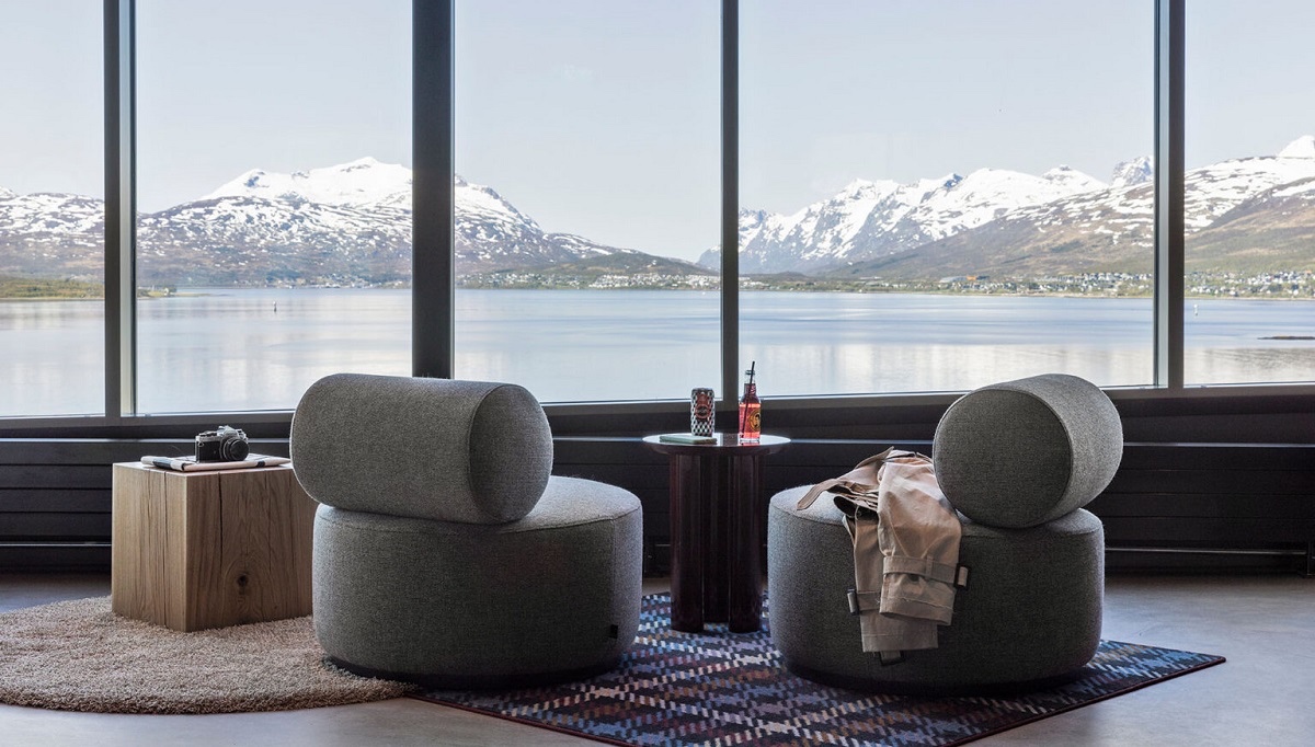 Designing Moxy Tromsø around mountains and the Northern Lights