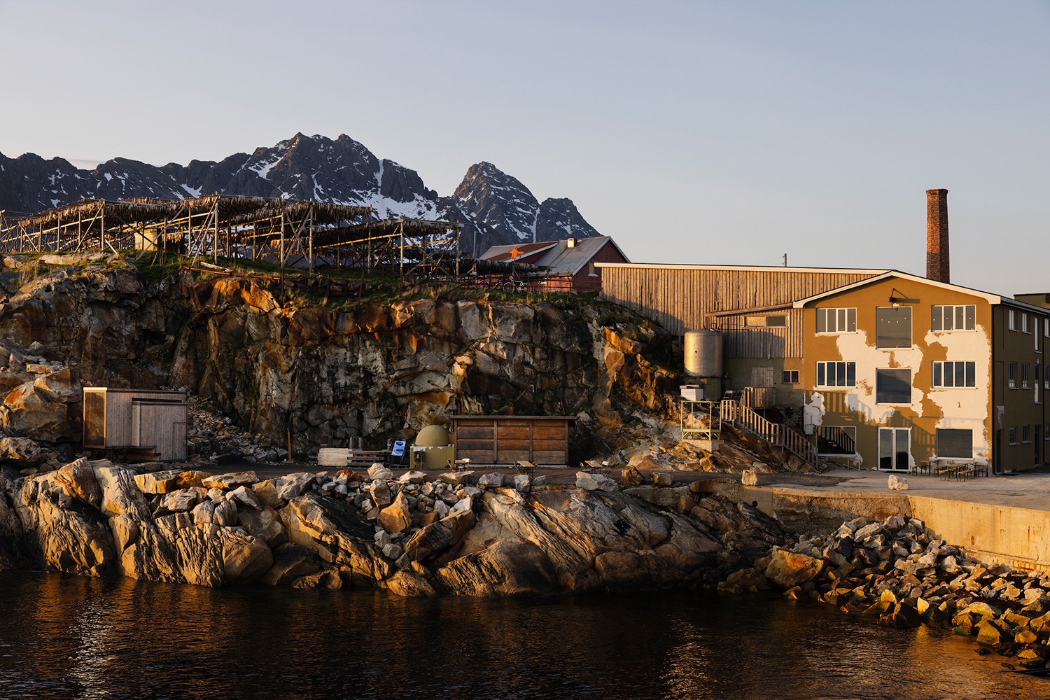 Trevarefabrikken - Jonathan Tuckey Design has transformed a former carpentry workshop and cod liver oil factory into a wellness retreat in the arctic circle