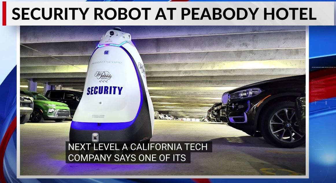Peabody Hotel gets security robot