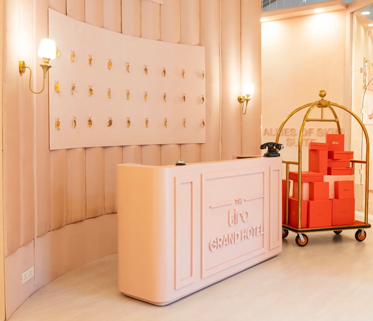 How this beauty brand transformed its space into a luxury hotel of brands at the Ajio Luxe Weekend