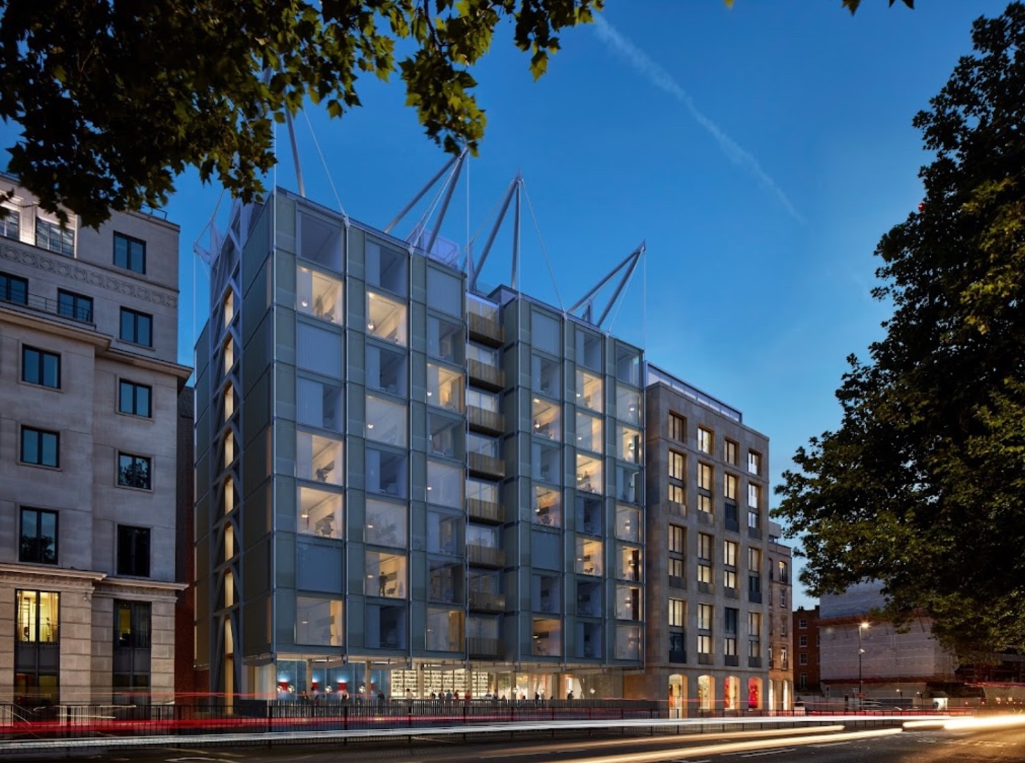 Rogers Stirk Harbour & Partners are just one of the names behind The Emory hotel London and Surrenne private members club