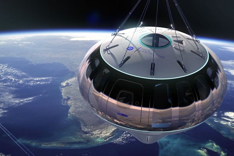 Space tourists to fly above Earth in luxury balloon 'hotel' complete with bar