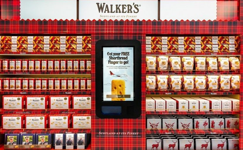 Edinburgh Airport launches “world’s first shortbread vending machine”
