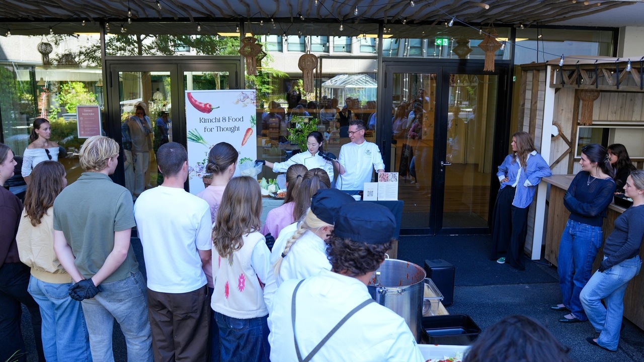 김치, 유럽 미식 교육으로 확장…네덜란드 호텔학교 정규수업